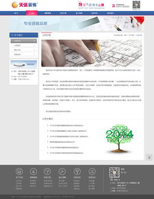 天邁裝飾網站建設項目 北京網站建設的標桿實踐
